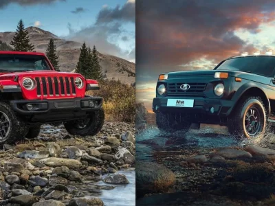 Автоэксперт сравнил подержанный Jeep Wrangler с новым Lada Niva Bronto